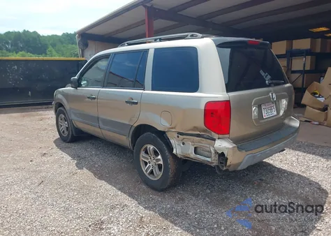 2005 Honda Pilot Lx from USA, damaged, VIN 2HKYF18195H544401